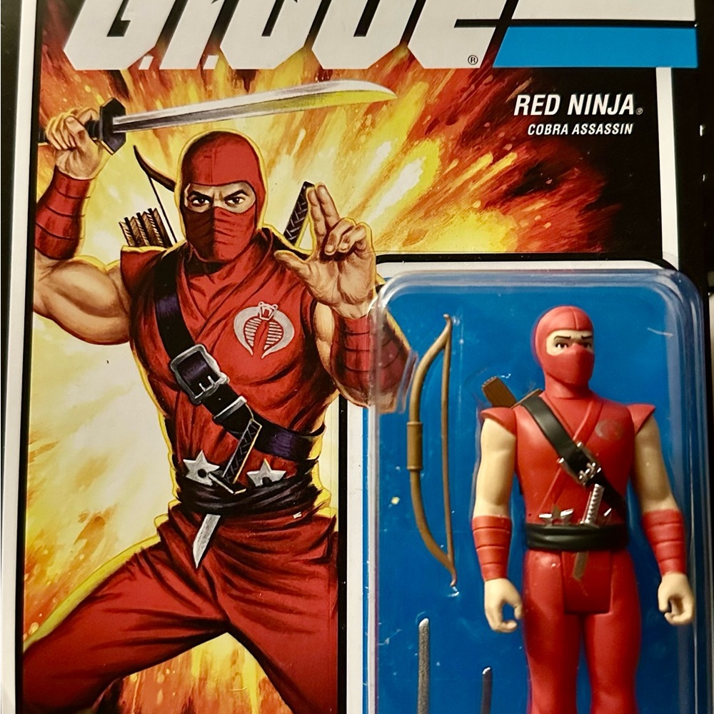 G. I. Joe Red Ninja - new in box - perfect condition